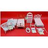 Image 1 : Lot of Assorted Doll Furniture w/ Beds, Bench, Shelf, & More