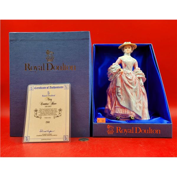 Royal Doulton "Mary Countess Howe" China Figurine HN3007 298/5000 w/ COA
