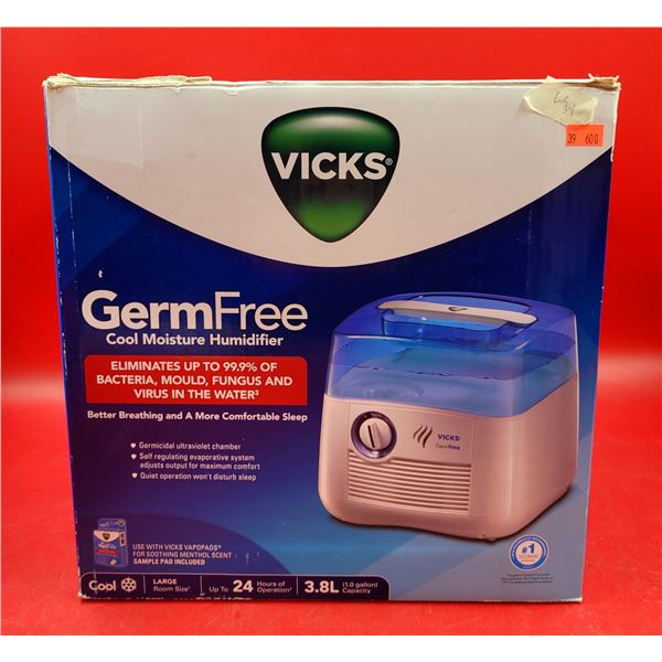Vicks Germ Free Cool Moisture Humidifier