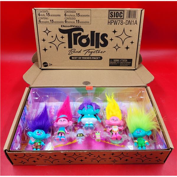 2 Packs of Trolls: Band Together Best of Friends Sets