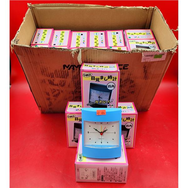 Lot of Small Quartz Clocks