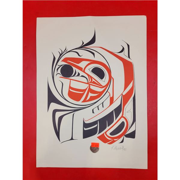 Signed Native Print