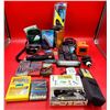 Image 1 : Electronics & Tool Lot w/ Flashlight, Flip Phones, Screwdriver Kit, & More