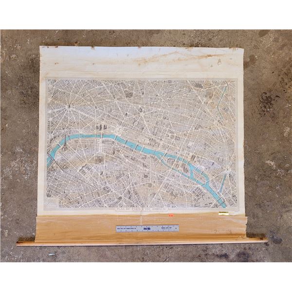 VTG Paris Bird's Eye View Map