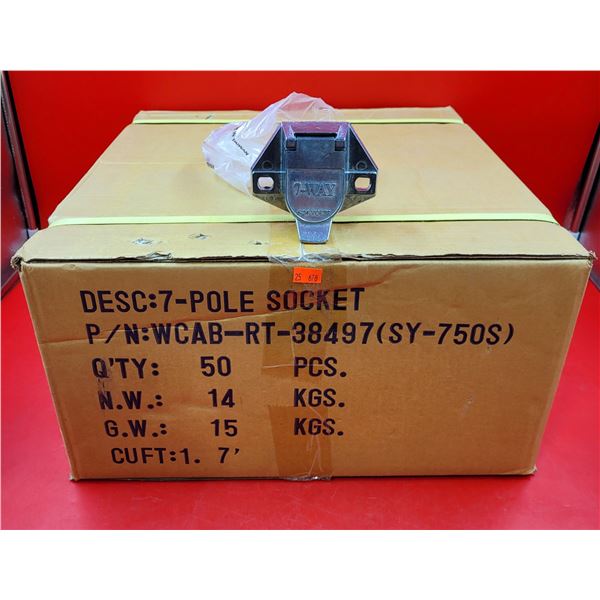 Lot of 7-Pole Sockets