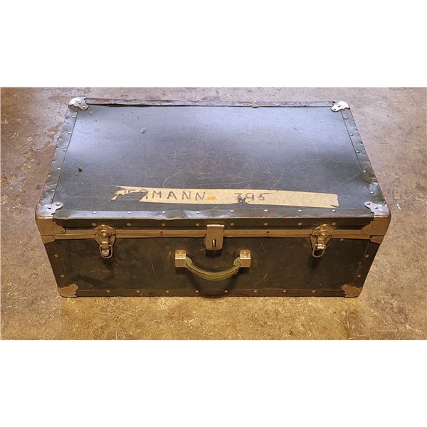 VTG Steamer Trunk w/ Assorted Clothing