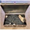 Image 2 : VTG Steamer Trunk w/ Assorted Clothing