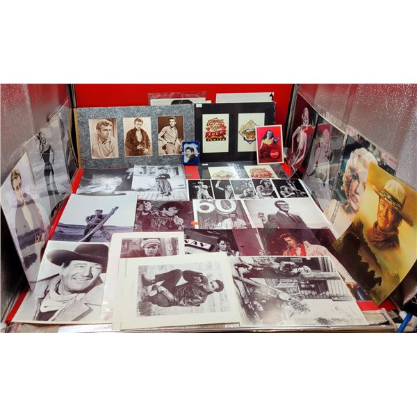 VTG Pop Culture Prints w/ Marilyn Monroe, Elvis Presley, John Wayne, & More