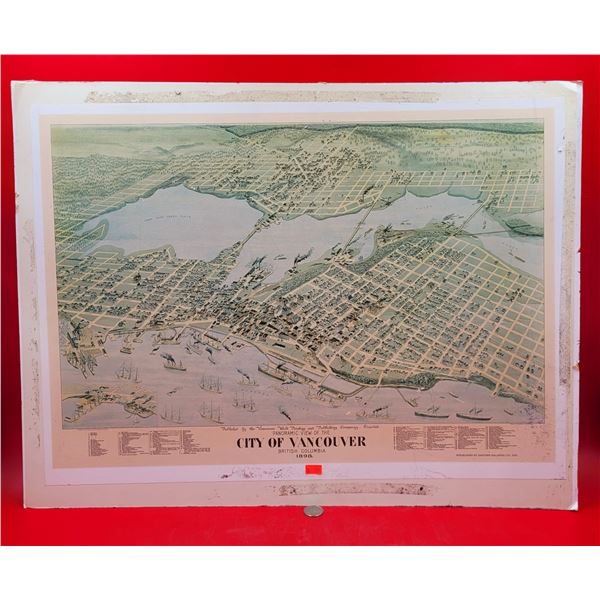 1898 Panoramic View of The City of Vancouver