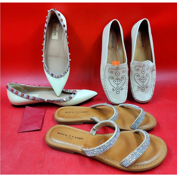 Valentino Flats, Rock & Candy Sandals, & Ronsports Loafers