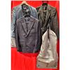 Image 1 : Jacket & Pant Set, Jacket, Pants, & Vest Set, Blazer, & 2 Garment Bags