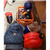 Image 1 : Tool & Work Lot w/ Carhartt Work Pants, Hard Hat, Slip-Joint Pliers, Husky Flashlight, & More