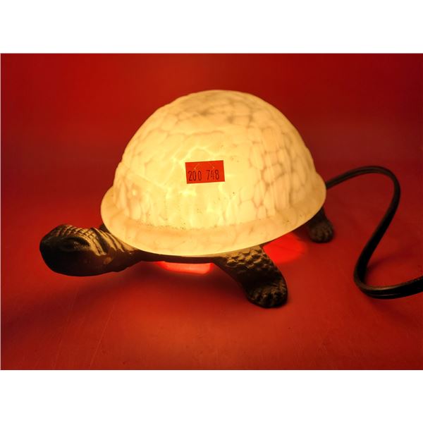Cast Iron Turtle Lamp