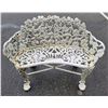Image 1 : White Cast Iron Bench
