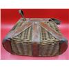 Image 2 : VTG Wicker Fishing Creel Basket