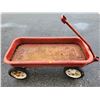 Image 1 : Red VTG Metal Wagon