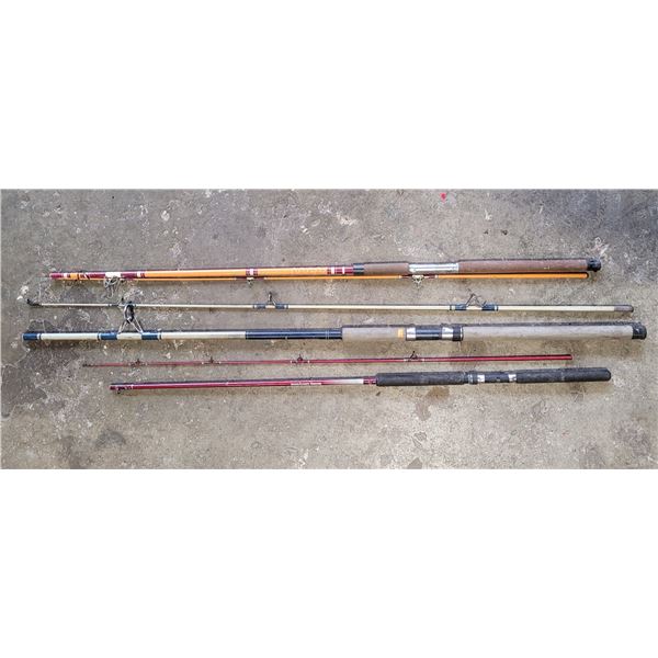 3 Fishing Rods (Shakespeare, Berkley, etc.)