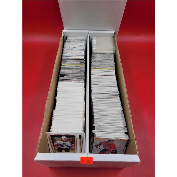 Box of Assorted Hockey Cards