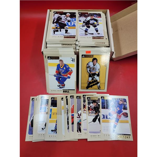 Box of Assorted Hockey Cards w/ Bobby Hull, Wayne Gretzky, & More