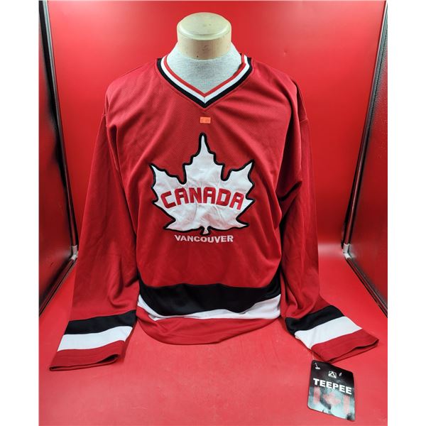 Red TeePee Canada Hockey Jersey