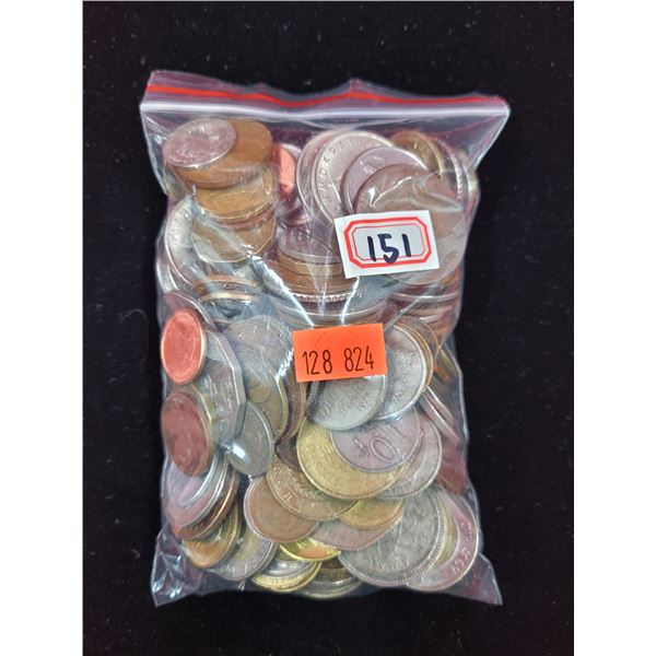 Lot of Assorted World Coins (Approx. 2.5 Lbs.)