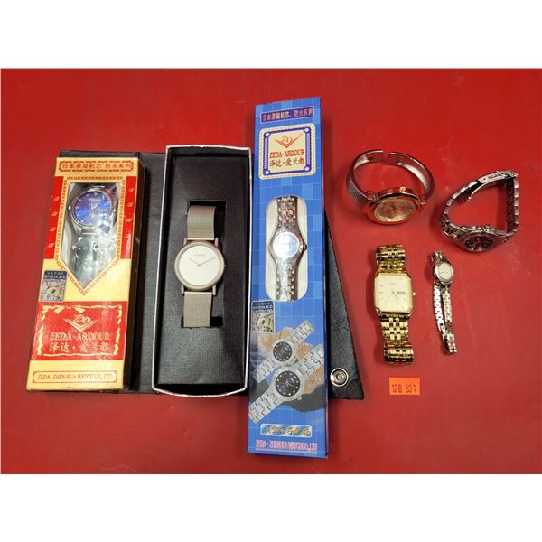 4 New Watches & 3 Citizen Watches