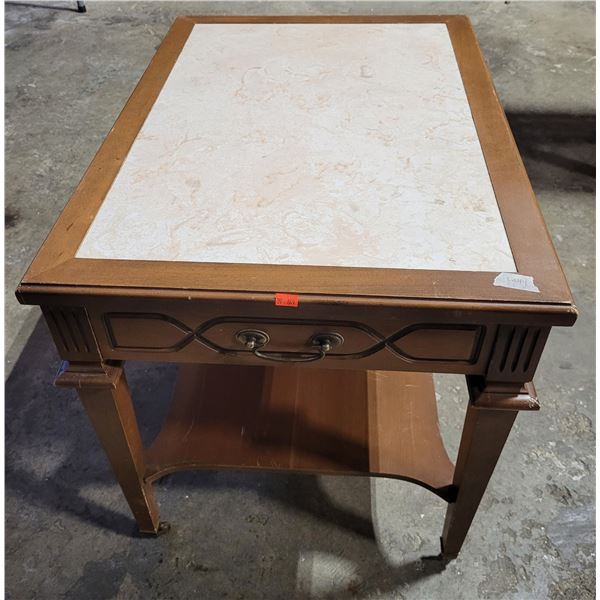 VTG Mersman Side Table on Castors