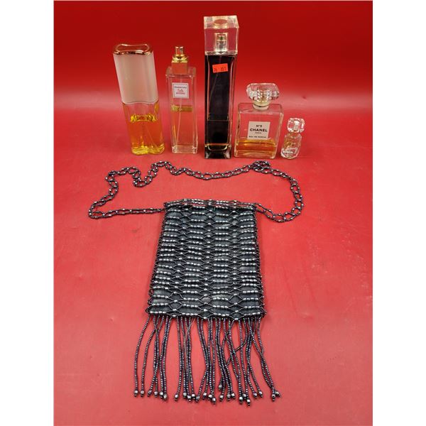 Small Handbag and Perfume Lot