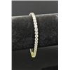 Image 4 : 14KT Yellow Gold Plated Lab Simulated Diamond Tennis Bracelet