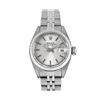 Image 1 : Rolex Ladies Stainless Steel Engine Turn Bezel Date Watch