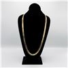 Image 1 : Sharp 42 Gram 14Kt Gold Plate Herringbone Necklace