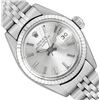 Image 2 : Rolex Ladies Stainless Steel 14K Fluted Bezel Date Watch