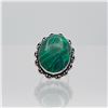 Pretty Natural 36.25 Ct Malachite Ring
