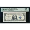 1957 $1 Silver Certificate PMG 67EPQ