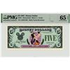 1987 $5 Goofy Disney Dollar PMG 65EPQ