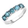 14KT White Gold 1.22ctw Blue Diamond  Ring