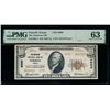 1929 $10 Terrell TX National PMG 63