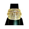 Image 1 : Gorgeous 14 Kt Gold Plate 5.75 Cttw. Lab Simulated Diamond Ring