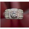 Image 1 : 18KT White Gold Plate VVs1 Lab Simulated Diamond Ring