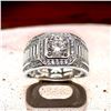 Image 5 : 18KT White Gold Plate VVs1 Lab Simulated Diamond Ring