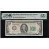 1934A $100 Mule Chicago FRN PMG 65EPQ