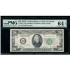 1934C $20 Cleveland FRN PMG 64EPQ