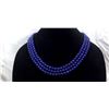 Gorgeous 984.5 Ctw Natural Blue Sapphire 3 Strand Necklace