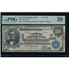 1902 $50 New Philadelphia OH National PMG 20