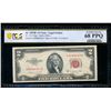 Image 1 : 1953B $2 Legal Tender Note PCGS 68PPQ