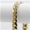 Image 4 : Huge 47.2 Gram 14 Kt Gold Plated Cuban Link Bracelet