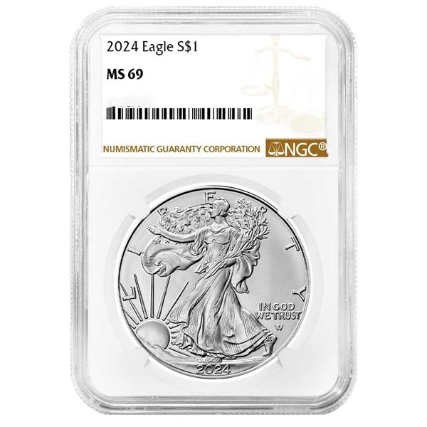 2024 $1 American Silver Eagle NGC MS69