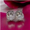Image 3 : Sparkling 5.25  Ctw VVs1 F-G Lab Simulated Diamond Earrings