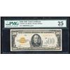 1928 $500 Gold Certificate PMG 25