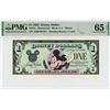 Image 1 : 1994 $1 Mickey Disney Dollar PMG 65EPQ